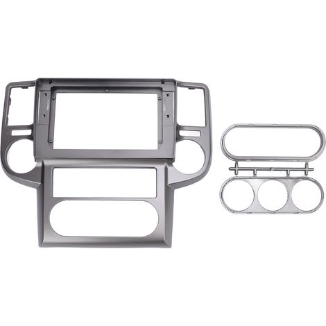 Cadre de panneau de Radio stéréo Fascia de 10.1 pouces, lunette de tableau de bord de Navigation Double Din pour x-trail T30 2003 – 2007 sans cordon d'alimentation. (1/4)