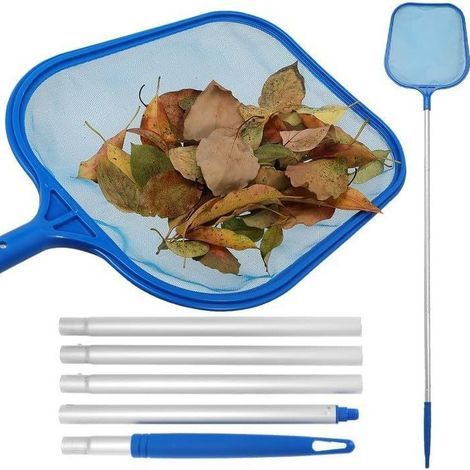 Poolreinigungskimmer, Poolzubehör, 5-teiliger Flachskimmer mit abnehmbarem Griff. (1/5)