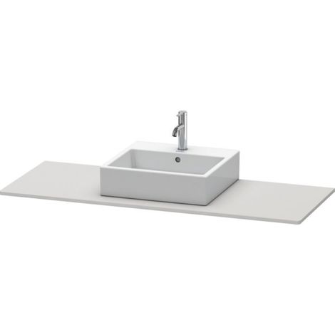 Console Duravit XSquare, 1 découpe au centre, 1400x16x550mm, (1/3)
