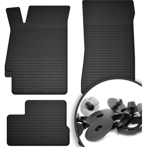 Tapis en caoutchouc + butées pour : Peugeot 406 coupé (1995-2004) (1/5)
