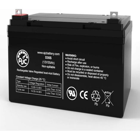Batterie Mart Cart XTi 24 12V 35Ah Scooter - AJC-D35S-T-2-145323 (1/4)