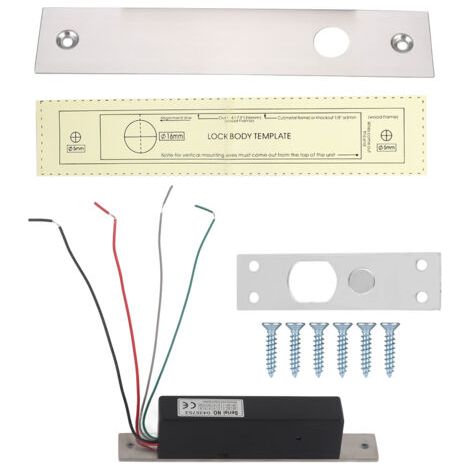 QORVA- Retard d'accès bande métallique retour de Signal serrure magnétique de porte unique pour porte en verre/porte en bois