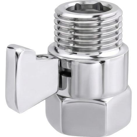 Shower Head, Stop Valve Angle Valve G1/2, Water Stop Faucet, Suitable for Shower Heads, Handheld Shower Heads and Shower Arms