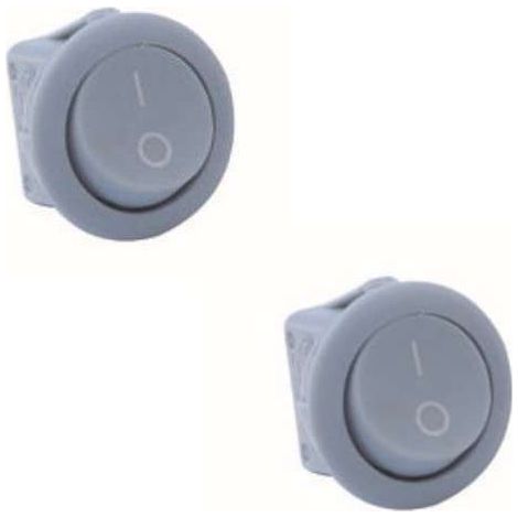 Cyclingcolors – Interrupteur mécanique à bascule rond 230V 4A bipolaire – Pour bandeaux LED cuisine et salle de bain – Installation sécurisée (1/2)