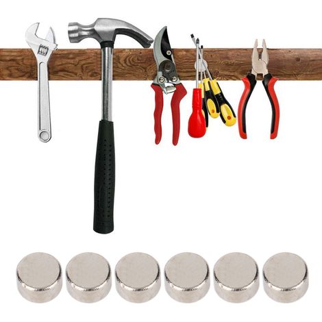100 aimants en néodyme à vendre, aimants puissants pour l'artisanat, la science, le bricolage et les aimants de réfrigérateur, aimants ronds, adaptés à de multiples usages, 53 mm. (1/5)