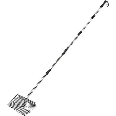 Ramasse-fumier de poule de 25 cm (10 pouces), pelle à litière pour poulailler de 60 à 170 cm (24 à 68 pouces). (1/5)