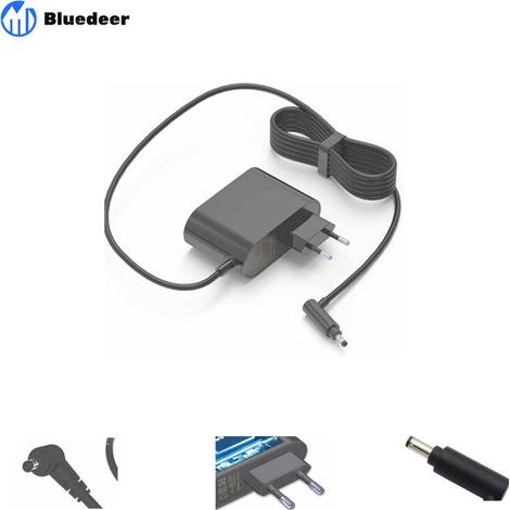 26.1V Chargeur pour Dyson V8 V7 V6 SV03 SV04 SV05 SV06 SV11 SV10 SV09 DC58 DC59 DC60 DC61 DC62 DC72 Absolute Fluffy Motorhead Animal Aspirateur Aans Fil Alimentation Adaptateur Secteur Chargeur 2m - B (1/5)