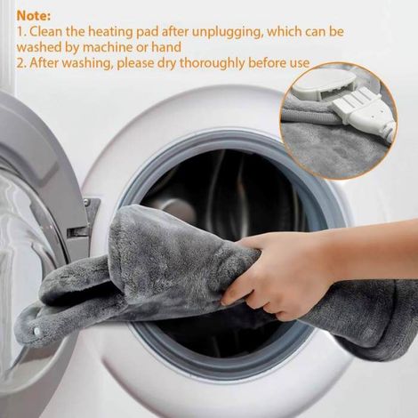 Chauffe-Épaule et Cou Électrique Hivernal - Couverture Chauffante Multifonction - 6 Niveaux de Chauffage - Lavable - Minuterie (1/5)