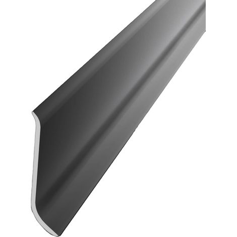 Küberit Aluminium Sockelleiste Typ920 ungebohrt 20x48x2500mm Edelstahl