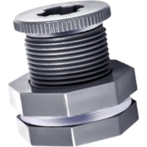 Raccord traversant en PVC adaptateur pour tuyau darrosage (1/5)