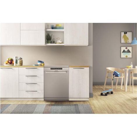 Indesit I3FL634OS Geschirrspüler Edelstahl 14 Maßgedecke (1/3)