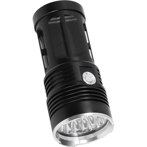 LED flashlight, waterproof aluminum alloy design for pedestrians and expeditions (1/5)