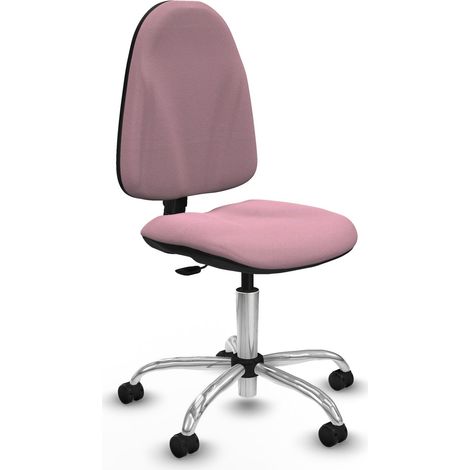 Algarra CP bali rosa  base cromada ruedas autofrenantes 50mm