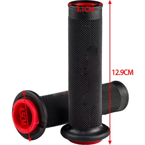 Direct sales of Domino motorcycle modification handlebar grips with simple lettering, non-slip grips, and throttle grips. (1/4)