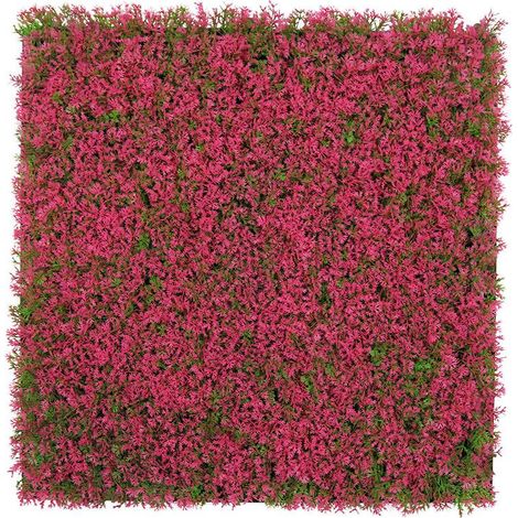 JANGAL Modular Wall Akustik 3D Paneele 520 x 520 mm Pink Design Grass Kunst Pflanzwand Bunte Gräser (1/5)