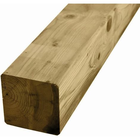 Confine PALO QUADRO IN LEGNO cm. 7x7x130 h