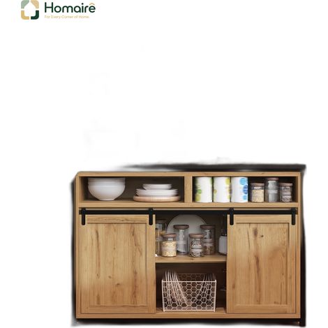 Küchenwagen MDF natur 107 x 62 x 183 cm HOMAIRE (1/5)
