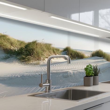 Kitchen Splashback Beach - Nature - Dune 200x80 cm (1/5)