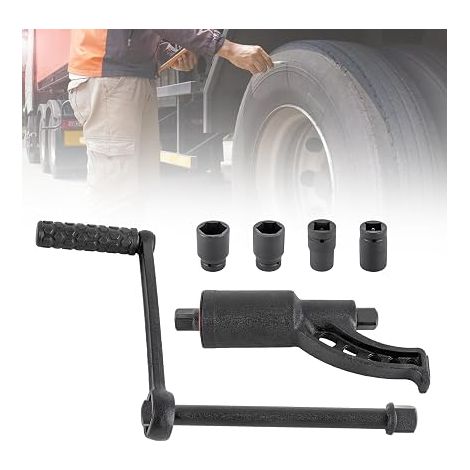 Kit de multiplication de couple 4800 Nm avec mallette de rangement, amplificateur de couple 1:64, amplificateur de couple, pour camion, clé à molette 21/33/38/41 mm (1/5)