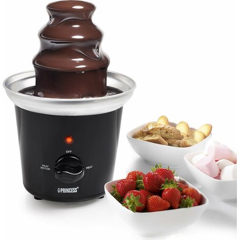 Fuente de chocolate eléctrica Princess 292994 negra