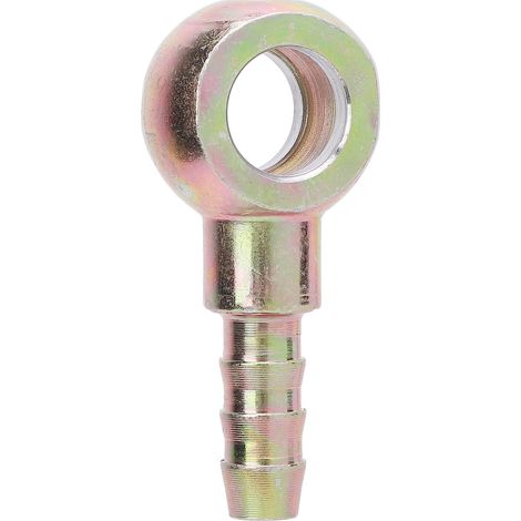 HEEPDD Banjo-Rohrverschraubung, auslaufsicherer Edelstahlverbinder mit 7/16 Zoll Größe und 8 mm Schlauchtülle für die Durchflussregelung von Flüssigkeiten und für Anwendungen mit hoher Beanspruchung.
