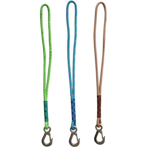 Corde d'escalade de 120 cm - Idéale pour le sport, l'escalade, l'alpinisme, la descente en rappel et autres activités - Résistante à la déchirure - Bleue