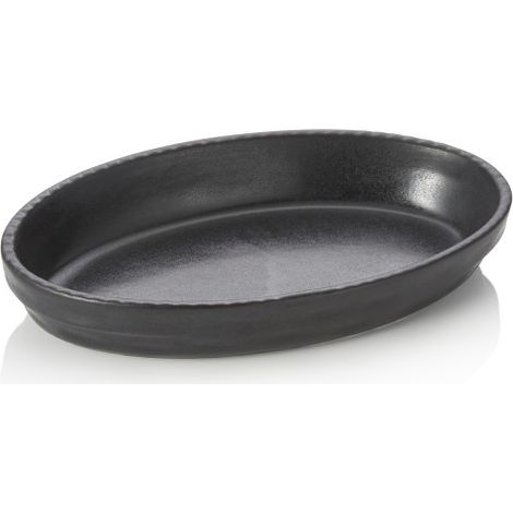 Plat à gratin ovale noir 28 x 17 cm - Was Germany (1/2)