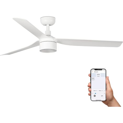 PUNT TEK M Ventilatore bianco 2700K TUYA (1/2)