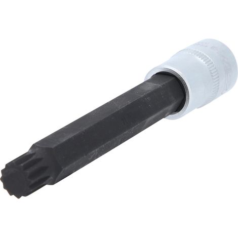 KS-Tools 911.9322 1/2" Bit-Stecknuss XZN, lang, M1 4 (1/4)