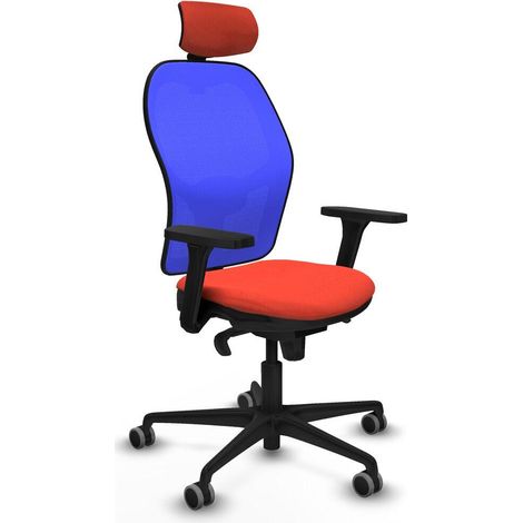piqueras-y-crespo Silla de oficina moderna tela naranja