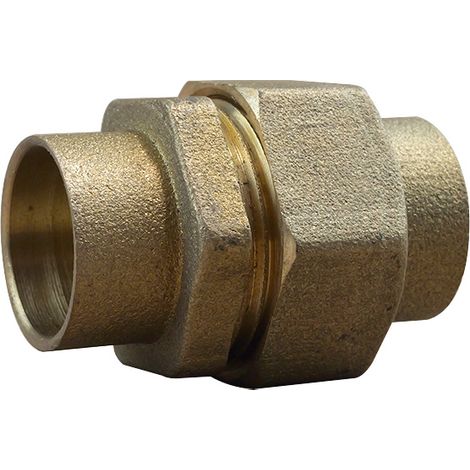 Raccord Union 3 pièces Femelle 340 CU - Cuivre Ø18 - Arcanaute (1/3)
