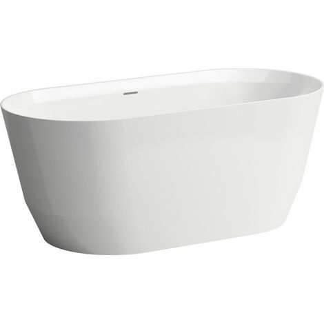 Baignoire LAUFEN PRO 1500 x 700 mm, sur pied blanc LAUFEN
