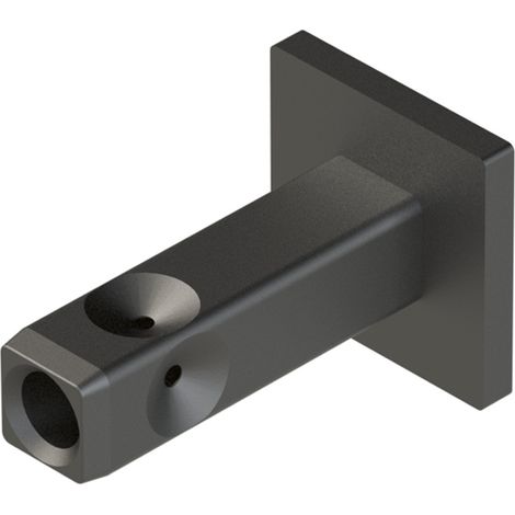 Hettich CADRO Wand-/Bodenbefestigung 18X18 mm, Schwarz matt E2 (1/3)