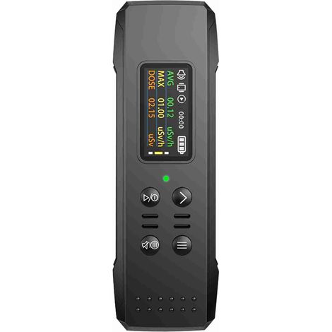 Détecteur de rayonnement nucléaire portable, compteur Geiger portatif, écran TFT 0,96 pouce, détecteur de rayons X, gamma et bêta, alarme de dose cumulée moyenne en temps réel, testeur de radioactivit