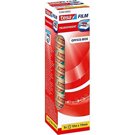 Tesa 8x TRANSPARENTE 10M x 19 mm (1/4)