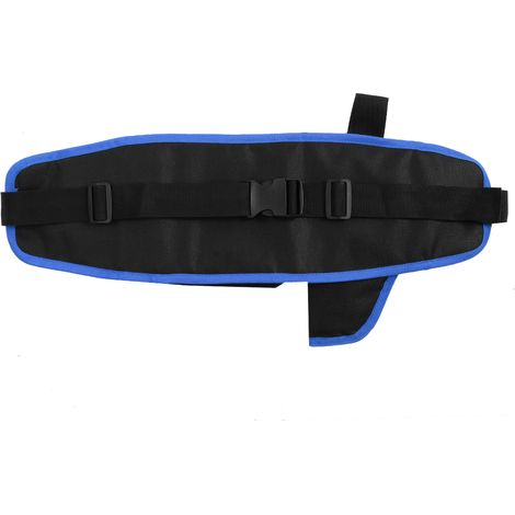 Multifunktionale Werkzeugtasche für Gartenarbeit, Elektriker oder Instandhaltung, 56 x 16 cm, 600D Oxford-Gewebe, schwarz und blau, 222 g, 1 Stück (1/5)