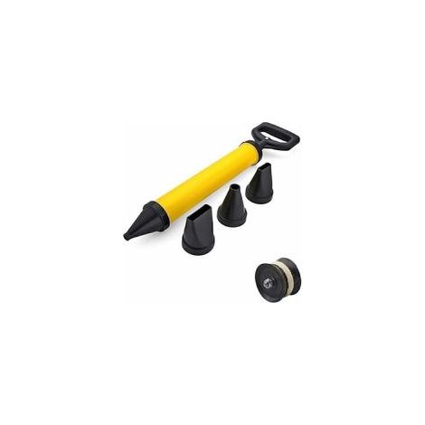 Pistolet extrudeur à ciment – Pompe manuelle avec 4 buses – Pour joints étanches et calfeutrage – Corps ABS et acier inoxydable (1/5)