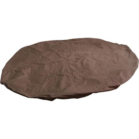 Housse Ronde Imperméable pour Bain à Remous et Piscine Protection Extérieure Résistante Aux Intempéries Couverture de Jardin Poussière et Ombrage (1/5)