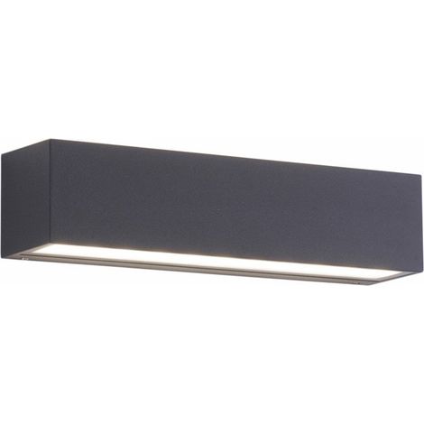 Spot mural allongé Robert 25 cm anthracite - 9675-13