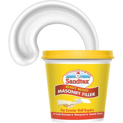 Sandtex Ready Mixed Filler - White - 500G