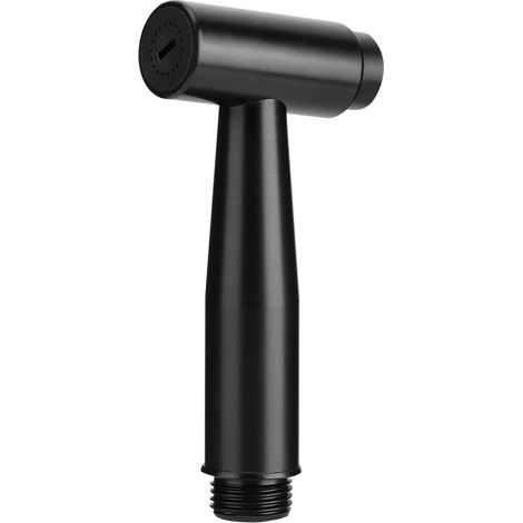 Intimhygiene-Bidet-Sprühkopf für Badezimmerarmaturen mit G1/2-Anschluss, schwarzes Aluminium, universell, integriertes WC-Set, einfache Installation