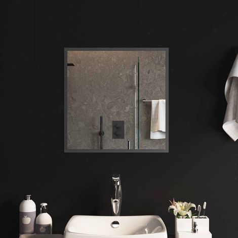 Teenpull – LED-Badezimmerspiegel Transparent 50 x 50 cm Gehärtetes Glas (1/5)