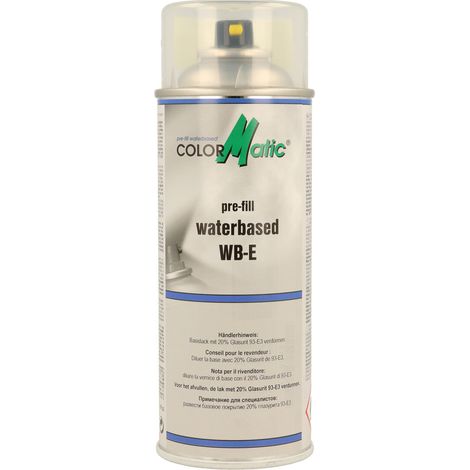 AEROSOL PRE-GAZE (PRE-FILL) AVEC ADDITIF POUR BASE AQUEUSE 218ML COLORMATIC