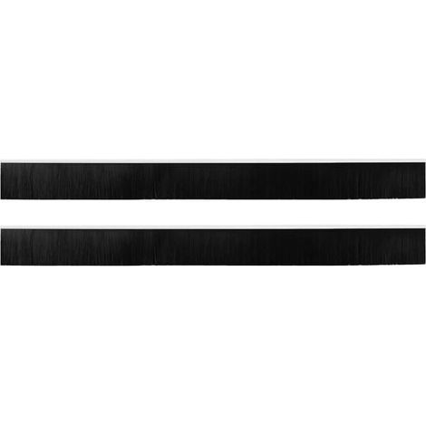 Brosses adhésives pour portes, lot de 2, blanches, 100 cm (1/5)
