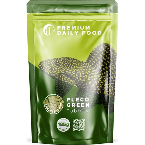 Comprimés Pleco verts 185 g