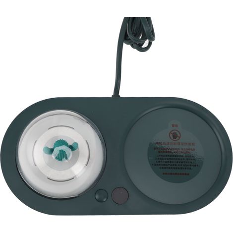 Chauffe-tasse électrique à température constante (45 °C, 55 °C, 75 °C) avec thermostat et dessous de plat pour prise américaine 110-220 V. (1/5)