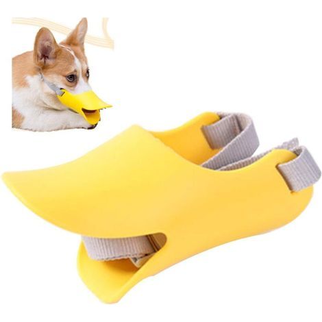 Hundemaulkorb, Hundemaulkorb mit Silikon-Kopfband, verstellbarer und weicher Hundemaulkorb verhindert Beißen, Kauen und Bellen für kleine Hunde (S) (1/5)