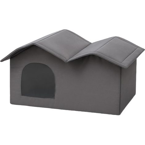 Maison pour Chat d'Intérieur Abri Anti intempéries Rafraîchissant pour (1/5)