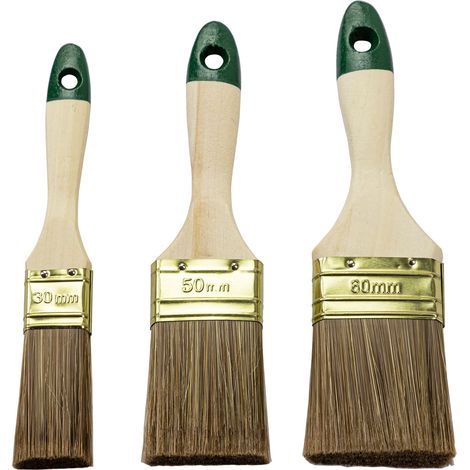 Flachpinsel Set 3tlg