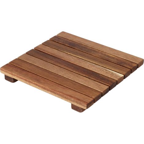 Sottobicchiere in acacia per tazze o vasi (1/3)